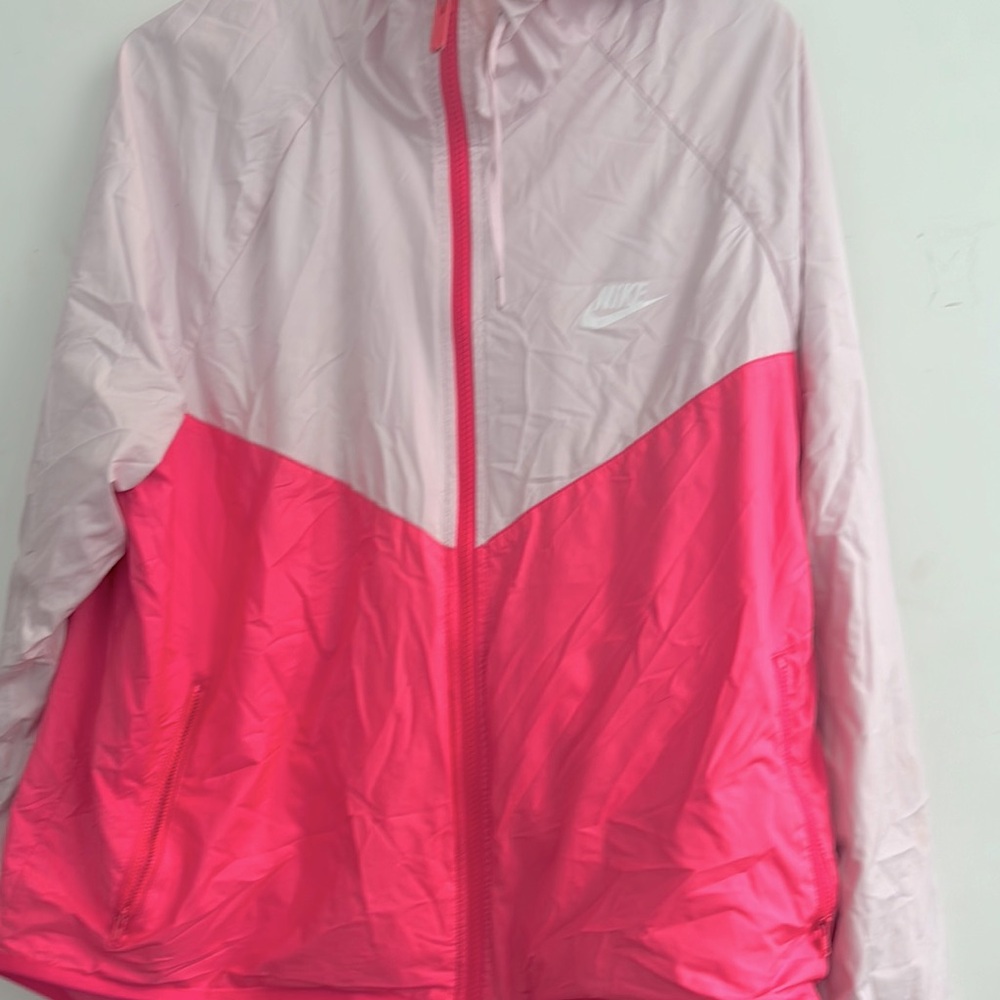 Nike Pink Ski Snow Jacket Lightweight Water-Resistant